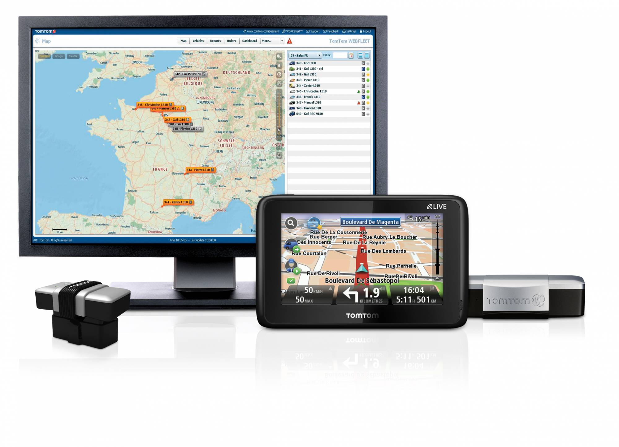 Localiser un véhicule en temps réel avec un GPS pour les pro